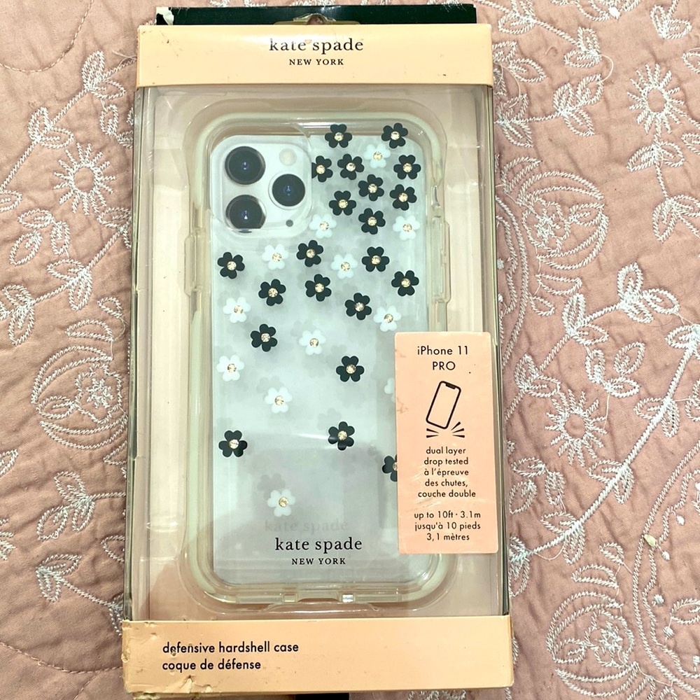 Kate Spade, New York iPhone 11 Pro defensive hard shell case.